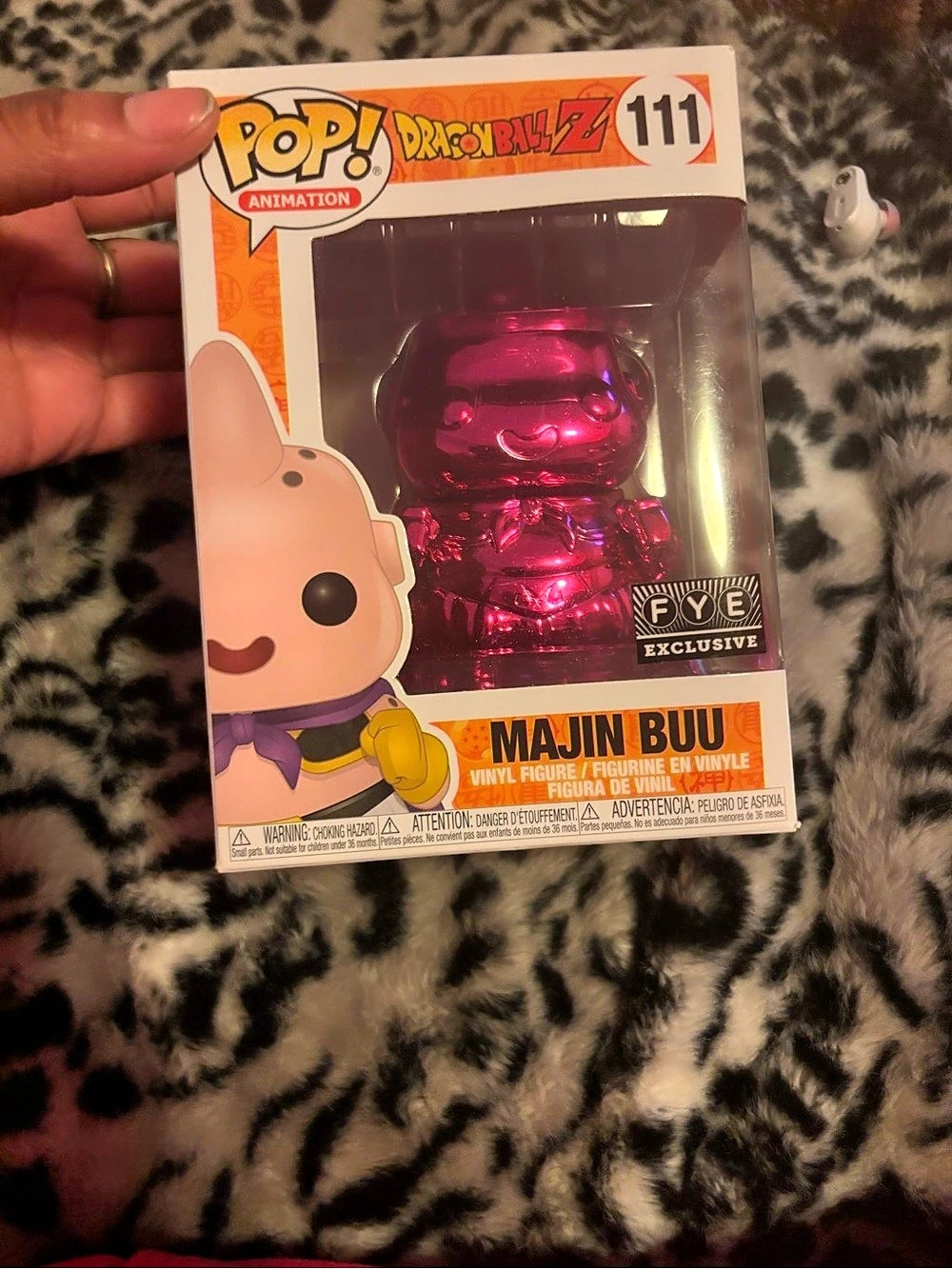 Funko Majin Buu (Metallic) - FYE Exclusive #111 Pink